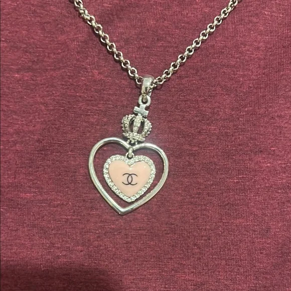 Silver Heart Pendant Necklace - Picture 2 of 2